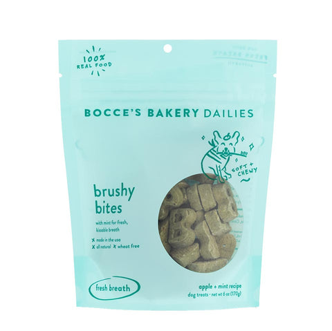 Bocce’s Bakery Brushy Bites Soft & Chewy Treats